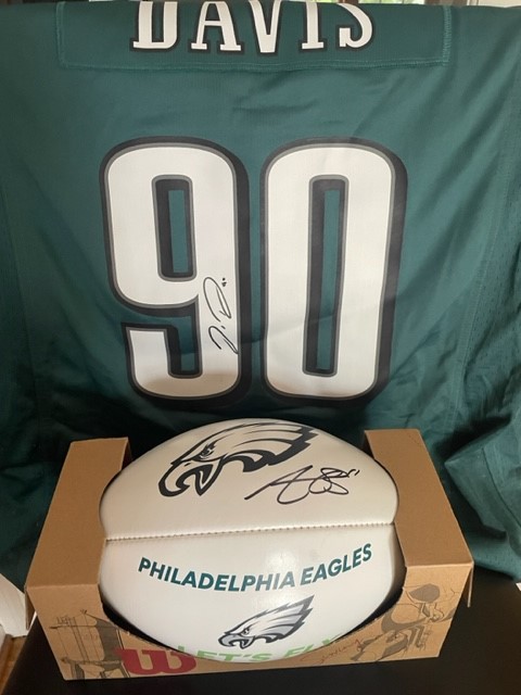 Eagles Football and Jersey