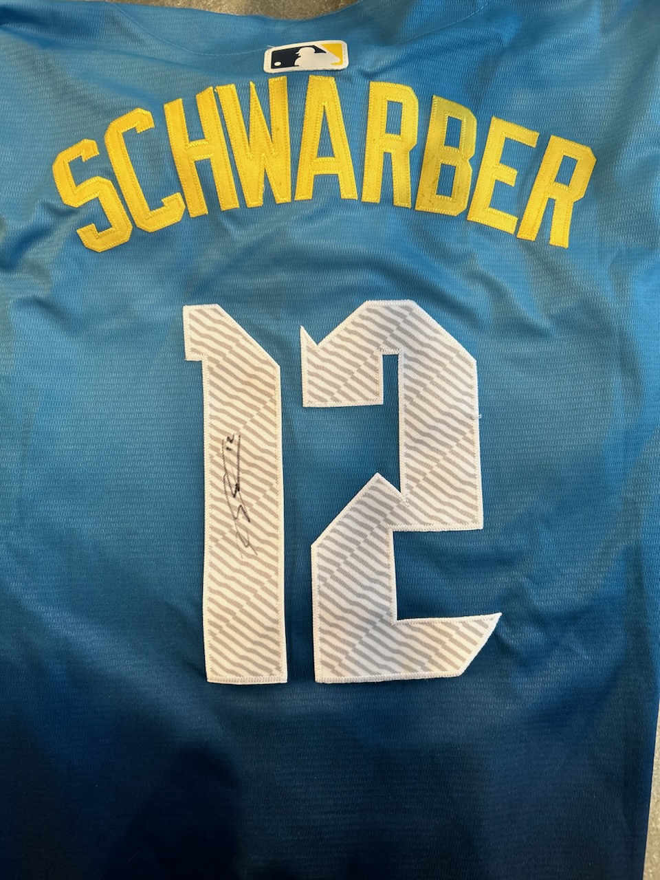 Signed Kyle Schwarber Phillies Jersey - Image 2